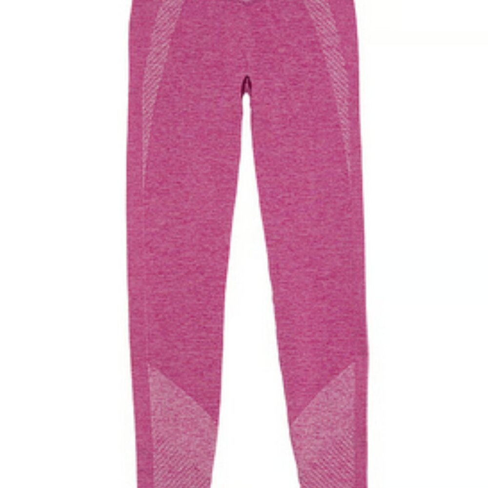Victoria's Secret PINK Seamless Marl Classic Leggings Large Pink High Waist